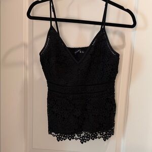 Abercrombie & Fitch Elegant Black Floral Camisole